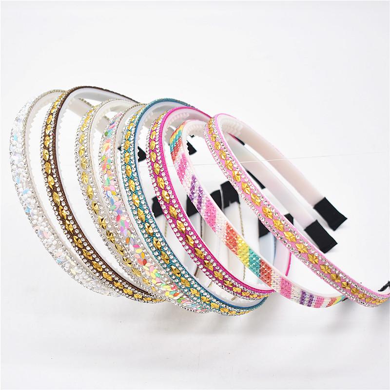 

Girl's cute hairband Bow Elastic hairband soft pure color hairdress