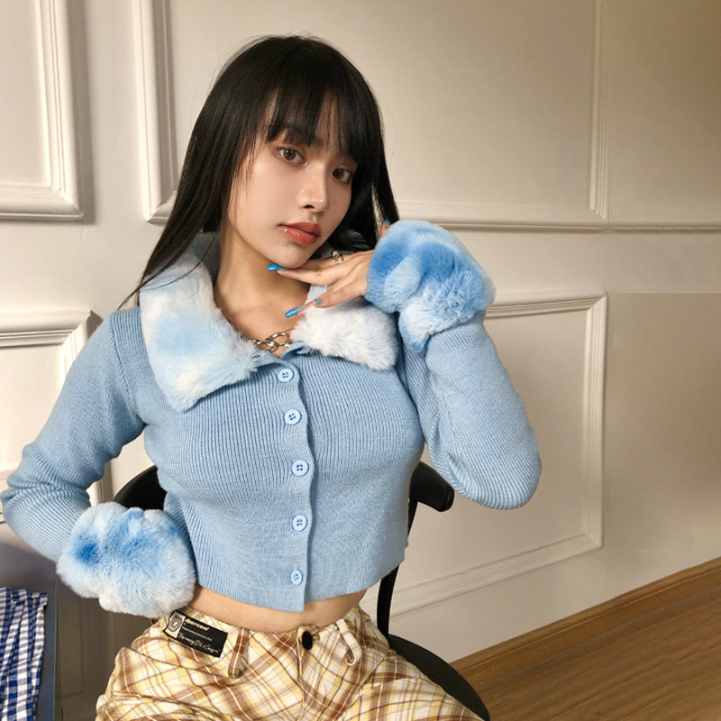 

2021 New Sweet Mesh Coat for Women Fur Turtlenecks Fine Autumn Shirts in Fashionable Street Style Bottom Tops WPG3, White
