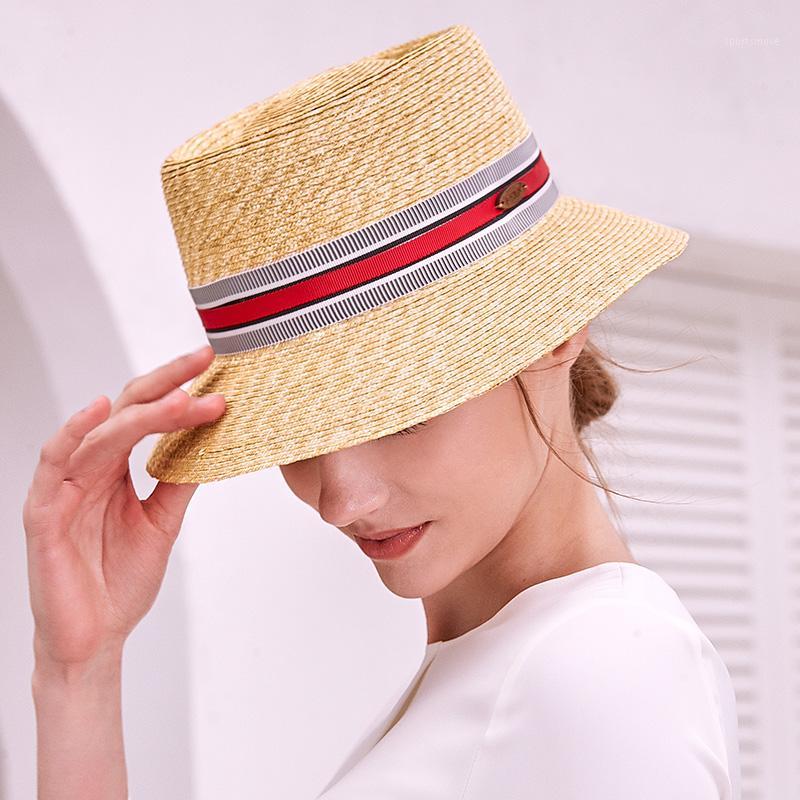 

Sedancasesa Elegant Summer Straw Hat for Women Large Brim Sun Protect Sun Hats Beach Vacation Hats Visor Caps1, Straw color