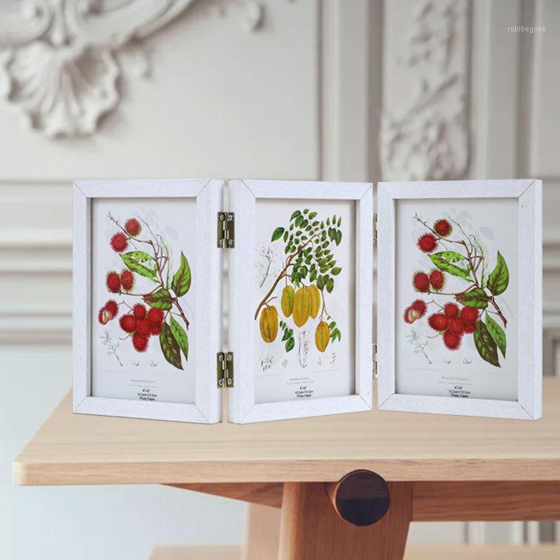 

3PCS/set Creative Screen Photo Frame Chinese Style 6-inch 7-inch Wooden Rectangular Picture Frames1