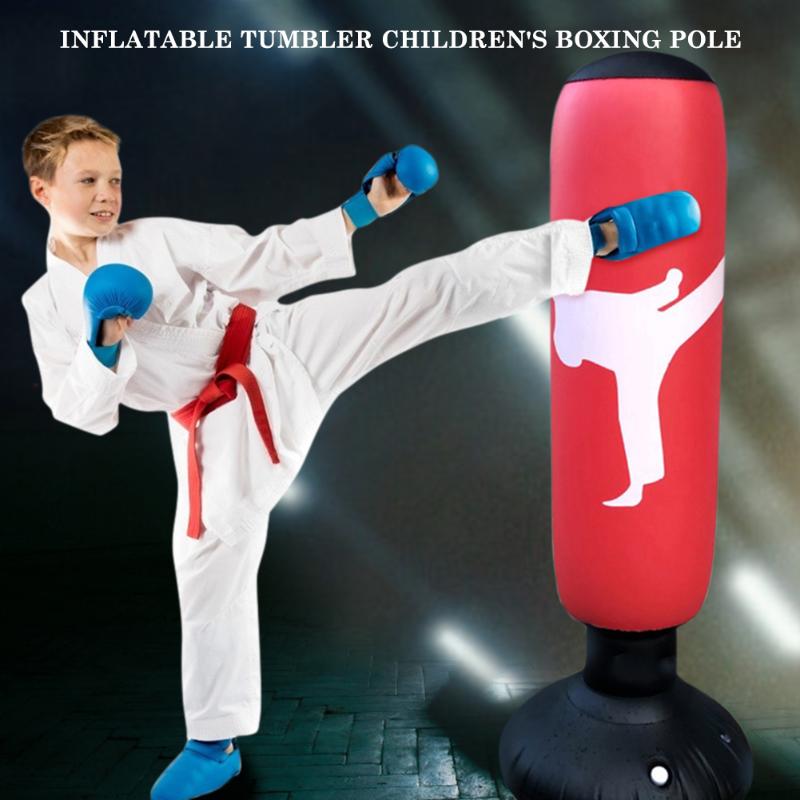 

Sand Bag Inflatable Boxing Punching Kids Sandbag PVC Sports Gym Fitness Workout Training Fight Pressure Stress Relief Toys