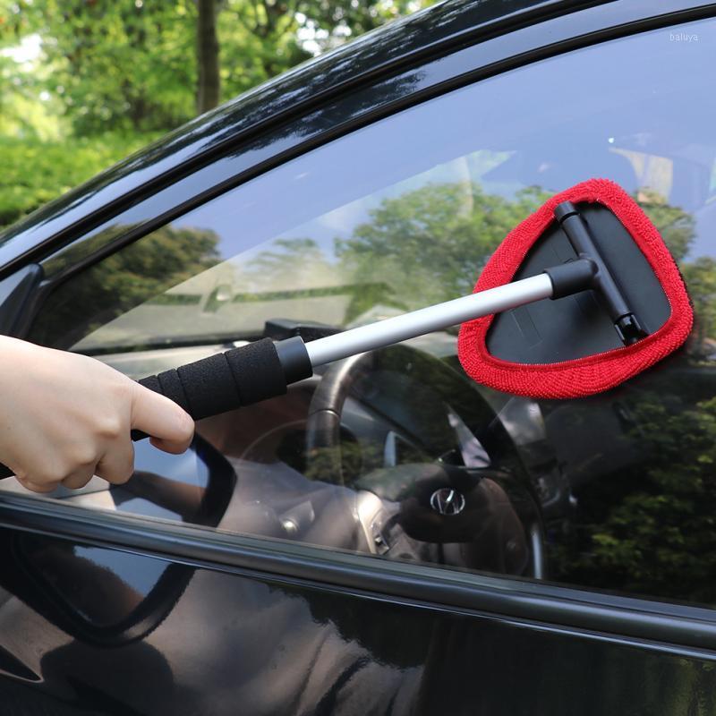 

cleaning brush car windshield cleaning brush microfiber window scraping mist eliminator Triangular head cleaner1