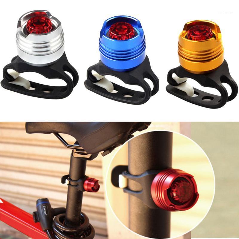 

LED Bike Front Rear Tail Light Aluminum Safety Warning Lamp Bicycle Helmet Red Flashlights Cycling Caution Light luz bicicleta1