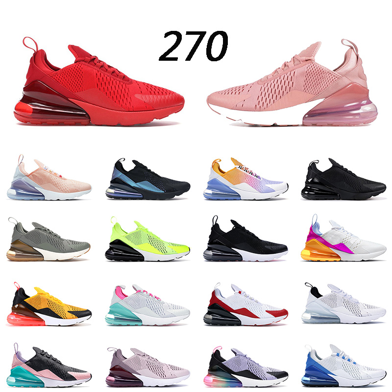 

Top Fashion Sneakers 270s Running Shoes University Red Pink EASTER VIBES LANDS Hot Punch Photo Blue TIGER Men Women Tennis Trainers 36-45, B40 light bone 36-45