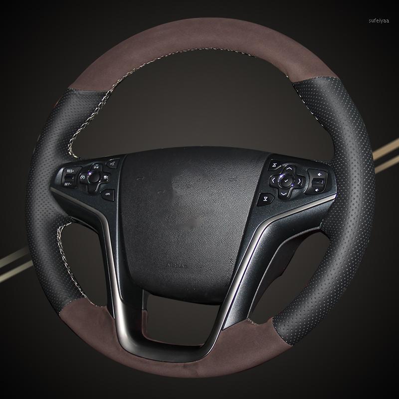 

Car Braid On The Steering Wheel Cover for Lacrosse 2013 2014 2020 DIY Auto Wheel Covers Car-styling Interior Accessories1