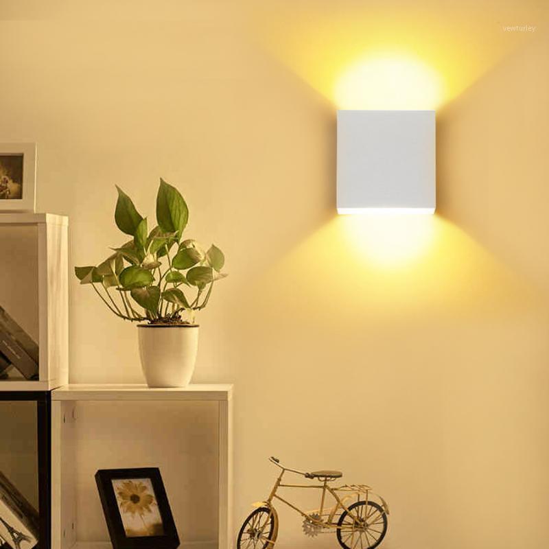 

Cube COB LED Indoor Lighting Wall Lamp Modern Home Lighting Decoration Sconce Aluminum Lamp 7W 85-265V For Bath Corridor1