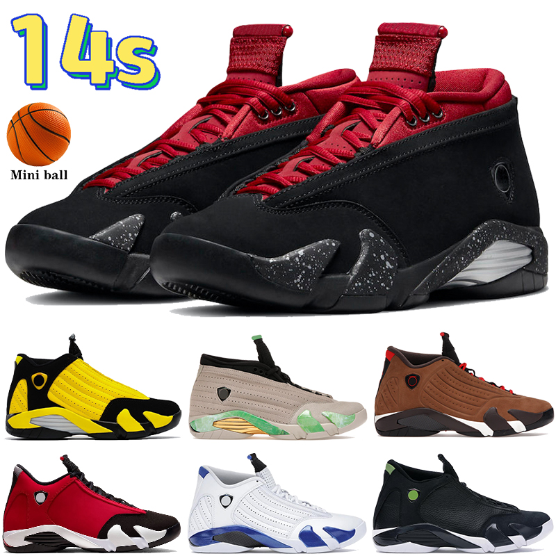 

Top Designer 14 14s men Basketball Shoes Winterized Brown candy cane Low Aleali May Fortune hyper royal Low Red Lipstick Fashione mens sports trainers sneakers, Bubble wrap packaging