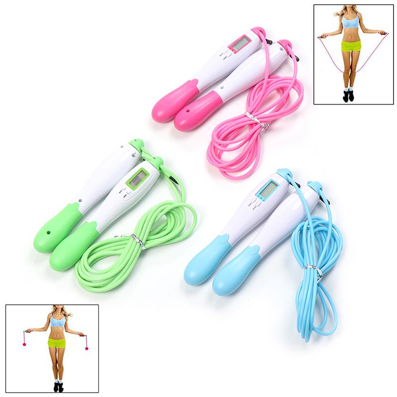 

Digital Counting Jump Rope Electronic Calorie Fitness Wireless Skipping Rope Set