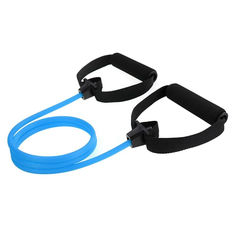 

120cm Yoga Pull Rope Elastic Resistance Bands Fitness Rope for Fitness Equipment Expander Exercise Training