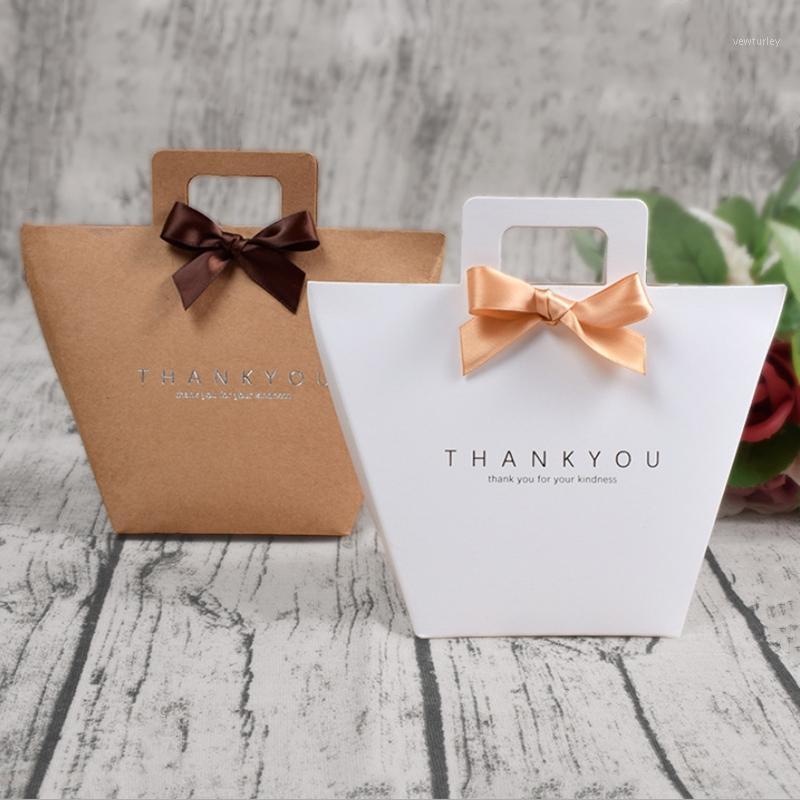 

20/50pcs Blank Kraft Paper Bag White Black Candy Bag Wedding Favors Gift Box Package Birthday Party Decoration Bags1
