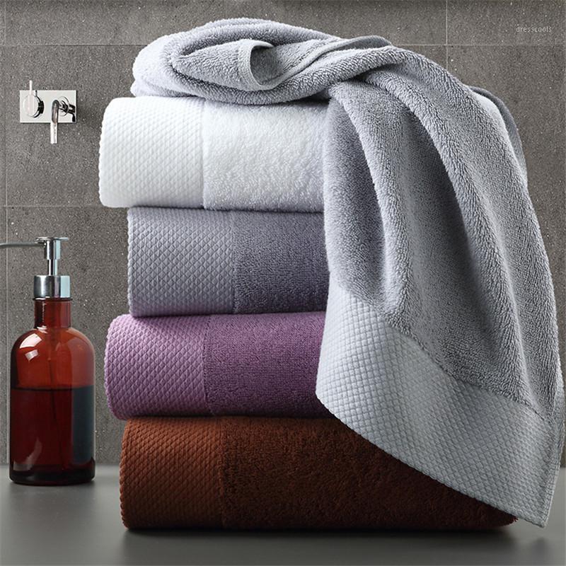 

Cotton Towel Increase Thicken Face Towel Cotton Bath Kerchief Bathroom Towels High Quality Soft Multifunction Hotel1, White