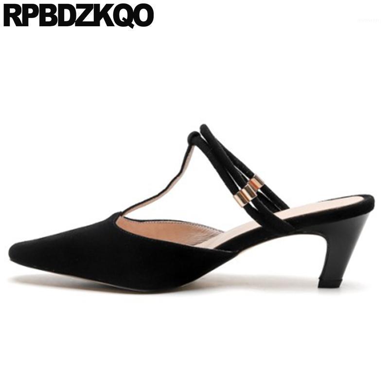 

pumps medium heels black shoes summer rhinestone ladies unique mules slipper square toe slingback thin 2021 silver high sandals1, Beige