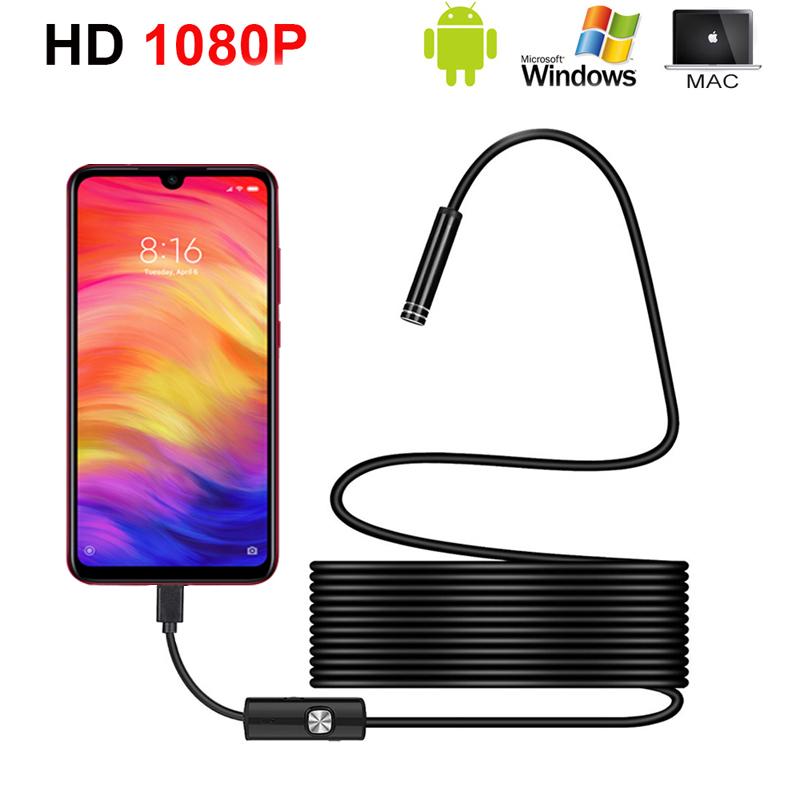 

New 1080P HD Mini Android Endoskop Kamera IP67 1920*1080 1M 2M 3M 5M micro USB Inspektion Video Kamera Schlange Endoskop Rohr
