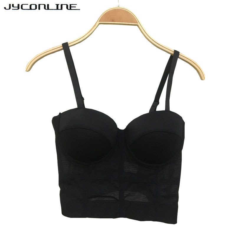 

Womens Sexy Bustier Crop Top Vintage Cropped Feminino Women' Bustier Bra Corsets Bralette Vest Camis Push Up Tanks Tops Cropped Y200701, Khaki top