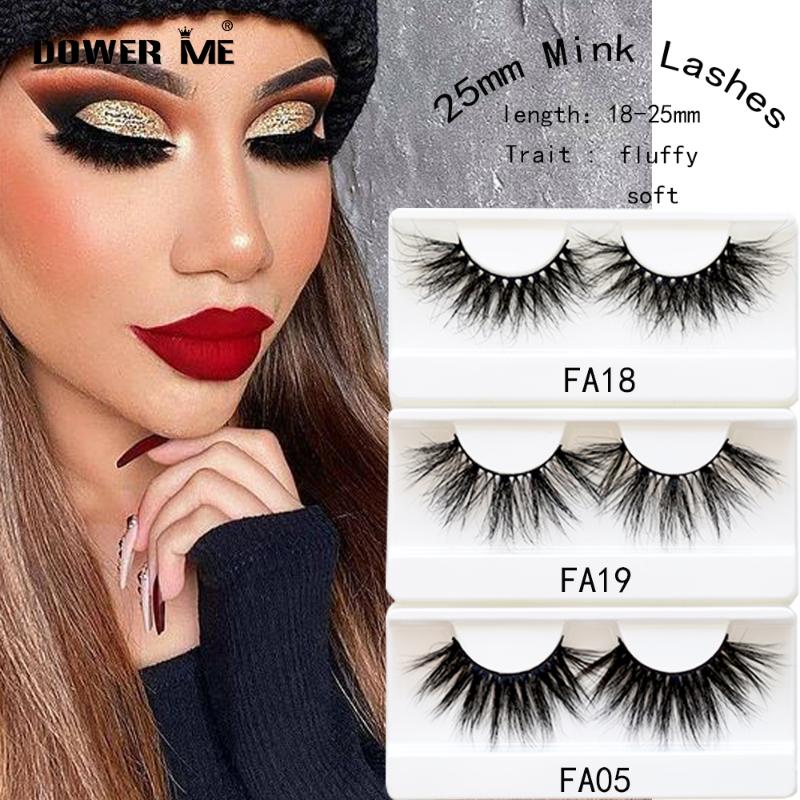 

25mm Lashes In Bulk Faux Cils Naturel Lash Extension Supplies Beauty 5D False Eyelashes Fake Eyelash Packaging Box Wholesale