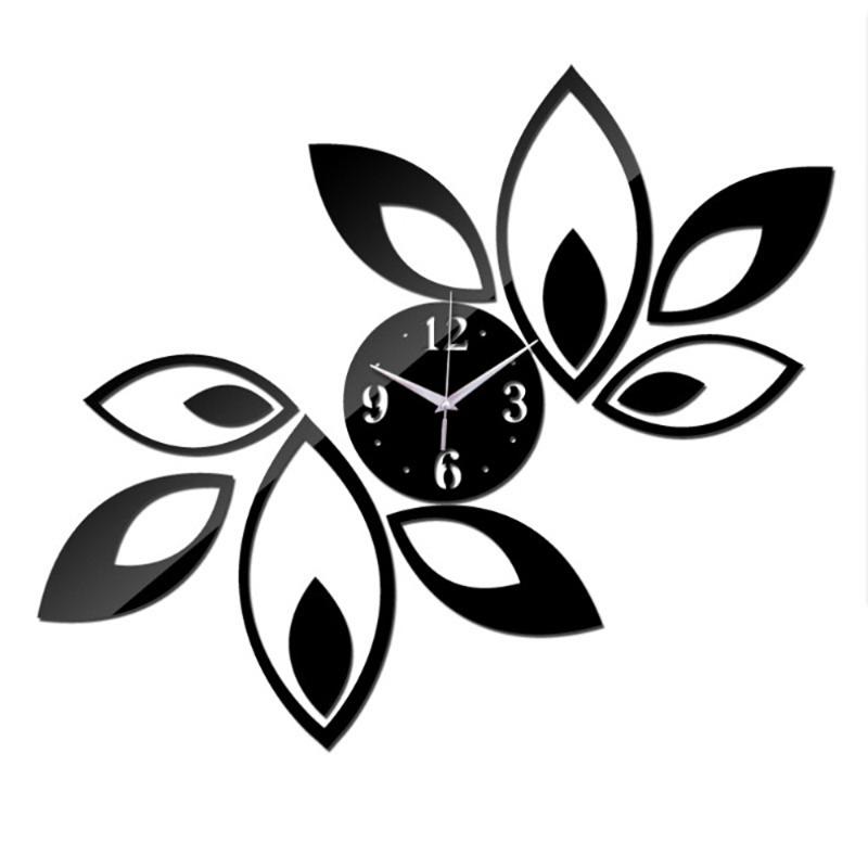 

2020 arrival hot Large Acrylic flower diy mirror 3d wall sticker home decoration sofa background bedroom decor