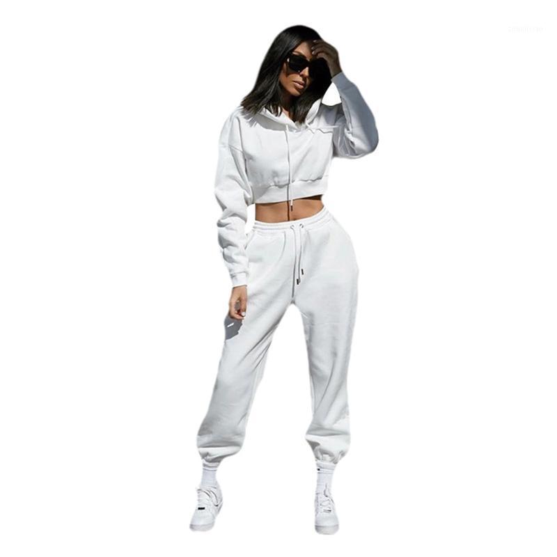 

2020 Sportswear women tracksuit 2 piece set winter Hoodies Pants suit jogging femme outfit joggers Tracksuits women' clothing1