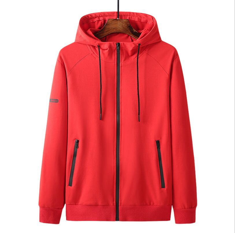 

2021 New Wear Fashion Hoodies Fleece Coat Men Hoody Sweatshirt Overcoat G62E, Black