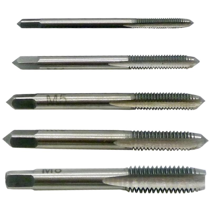 

M3/M4/M5/M6/M8 3pcs Right Hand Thread Tap Screw Tap Metric Plug Hand Tools