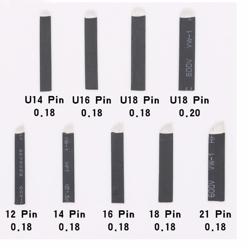 

Extremely Thin 0.18mm Nano blades microblading needles Permanent Makeup Eyebrow Blade Microblade 3D Embroidery