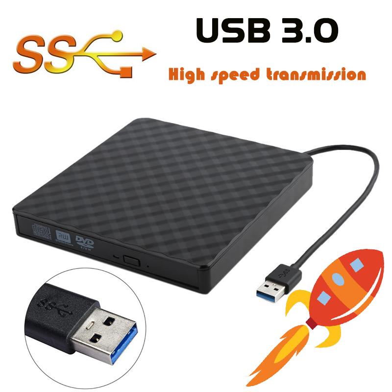 

USB 3.0 External DVD Burner Writer Recorder DVD RW Optical Drive CD/DVD ROM Player MAC OS Windows XP/7/8/10 ABS Plastic Material