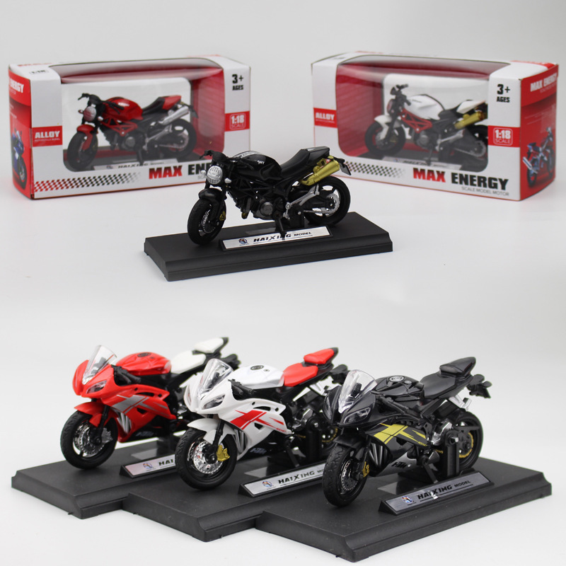 

Sport Motorbike Toy 1:18 Race Model Plastic Motorcycle For Children Gift Collection