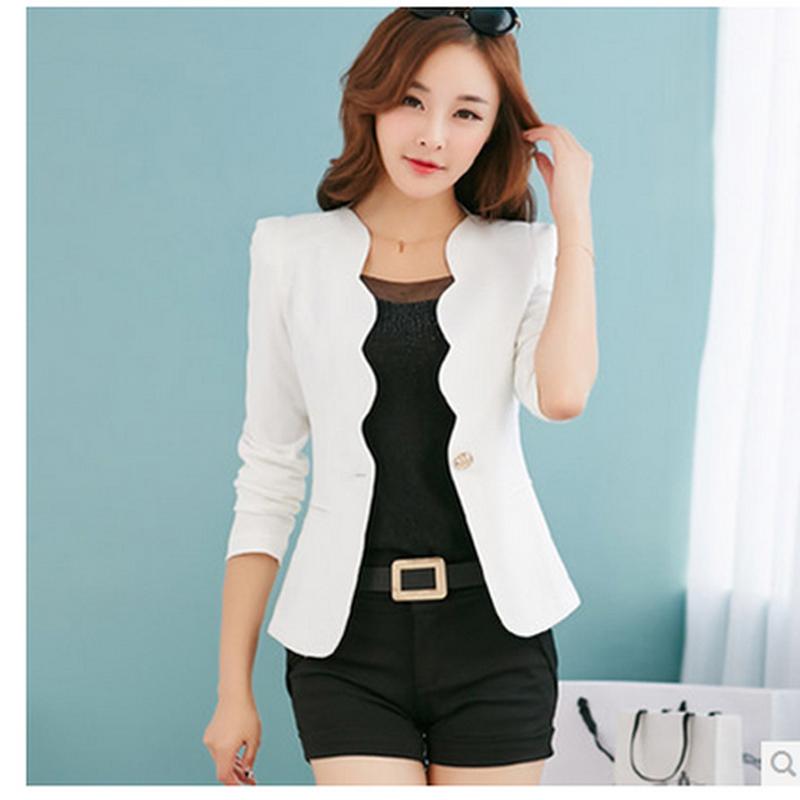 

Spring Autumn Fashion Nice Women Blazers Jackets Casual Business Blazer Feminino Women Single Button Coat Outwear Blazer, Rose red