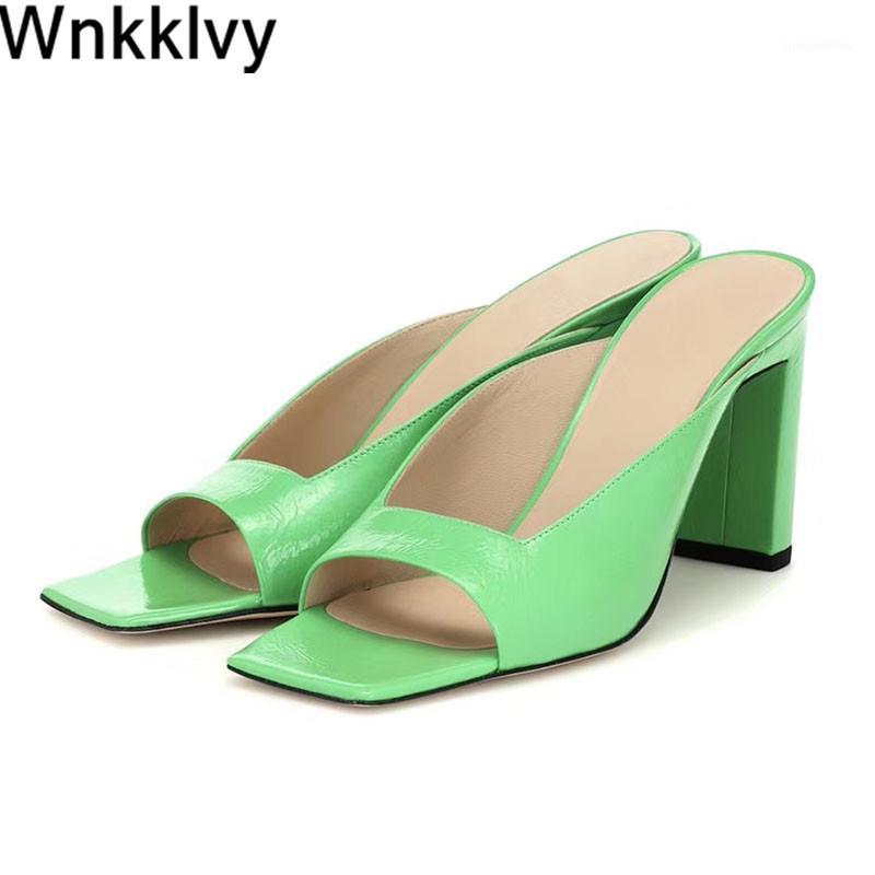 

2020 Sandals Summer chunky High Heels Flip Flops Outdoor Formal dress Slippers Shoes Women runway sandalias zapatos de mujer1, Black