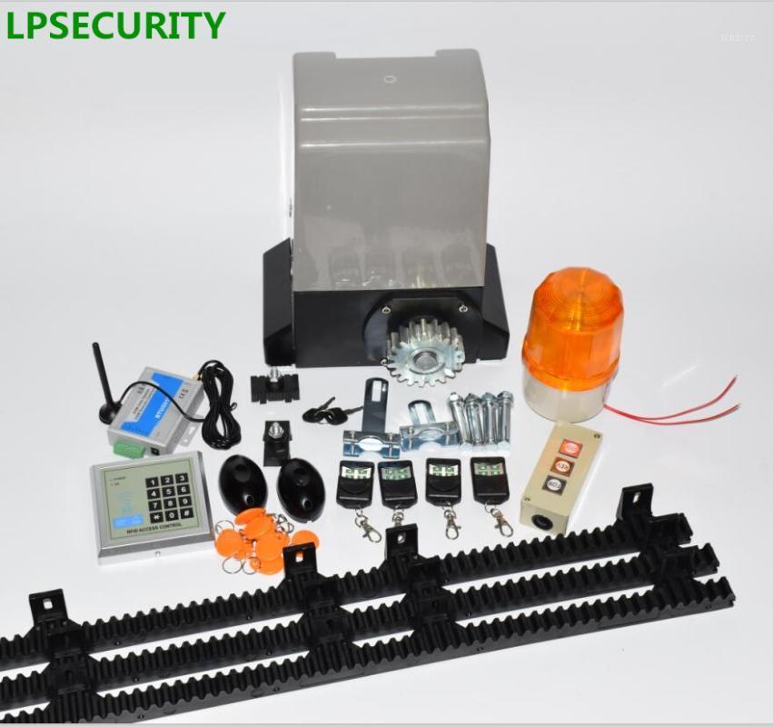 

AC motor 6m or 7m nylon racks 800kg automatic sliding gate opener motor with 4 remote controls with optional parts1