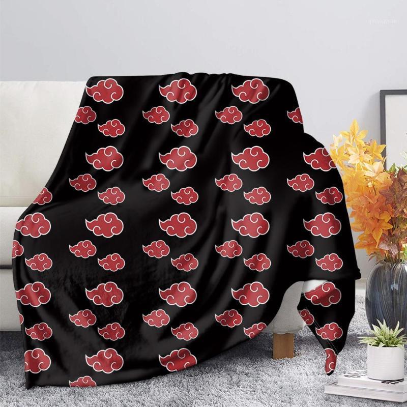 

TOADDMOS Anime Naruto Shippuden Akatsuki Pattern Sherpa Blanket for Bedroon Sofa Kids Boys Men Fleece Throw Blanket Warm Quilts1