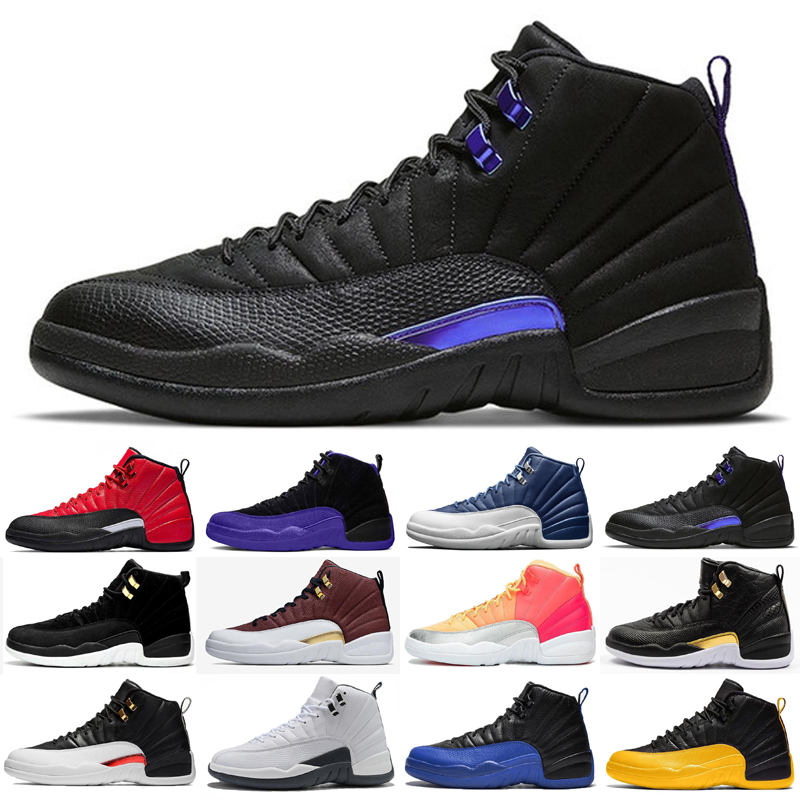 

Mens Outdoor Shoes Jumpman 12s Dark Concord 12 Reverse Flu Game University Gold 11s 25th Anniversary 11 Bred Men Women Sports Sneakers, As photo 24