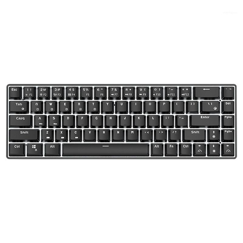 

RK855 Bluetooth Keyboard Portable Dual-Mode Mechanical Keyboard 86-Key Gaming for Home Office1