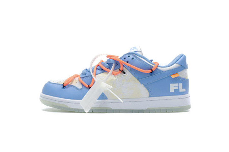 

Classic City Skateboard Shoes O W Futura x DunkS Low SB UNC Shoe Unisex Skateboarding Leisure Shoes Men/Women Outdoor Sneakers Sports With Original Box Size US13, Blue white