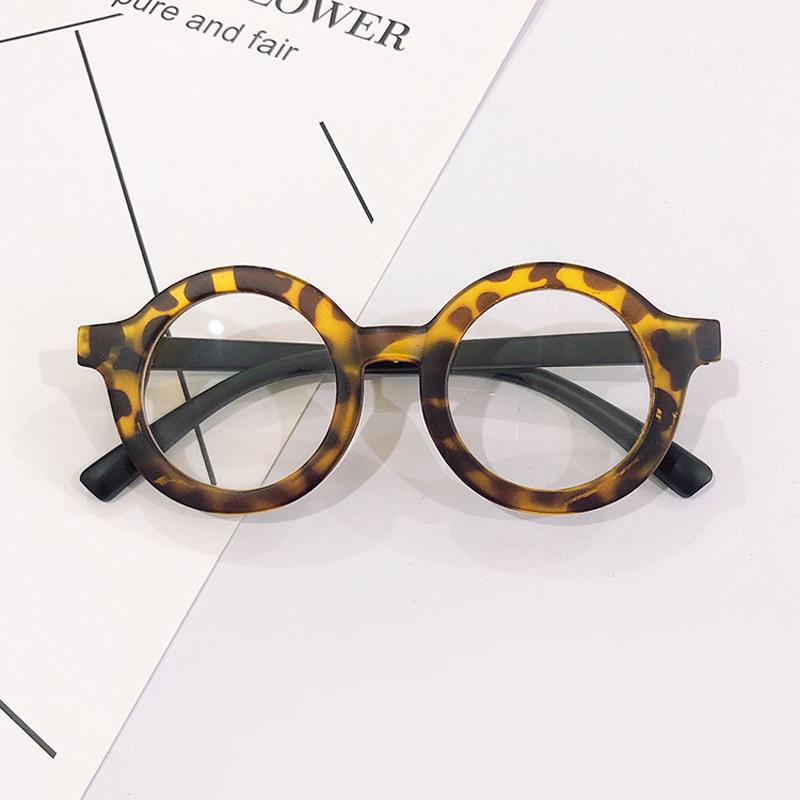 

Sunglasses Child Round Eyeglasses Frame Girls Boys Transparent Lens UV400 Eye Protection Kids Cute Outdoor Eyewear