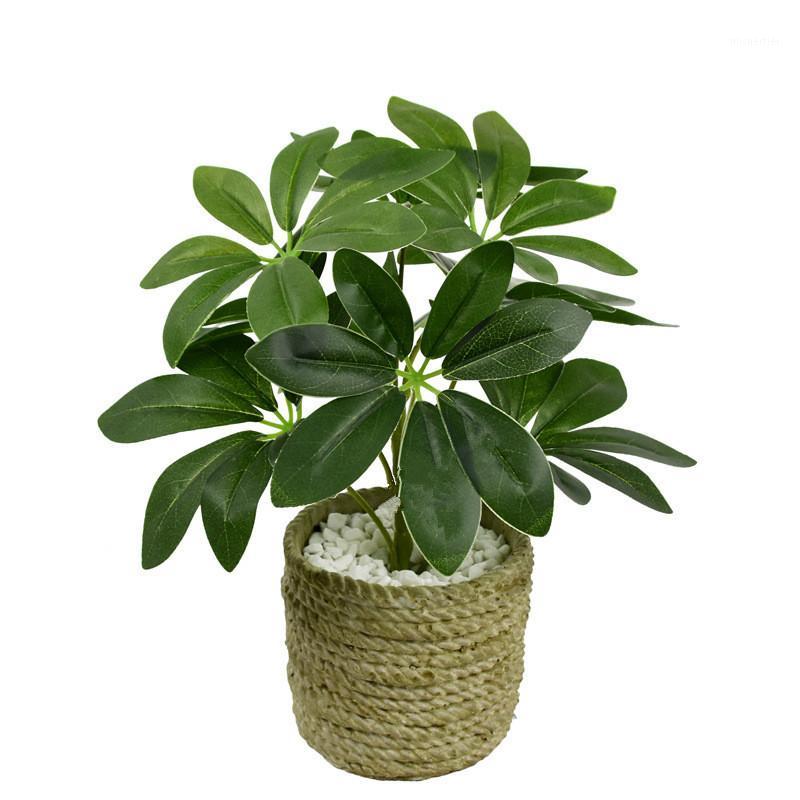 

1pc Artificial Green Leaf Plant Indoor Outdoor Fake Flower Leaf Foliage Bush Home Office Garden Decoration1