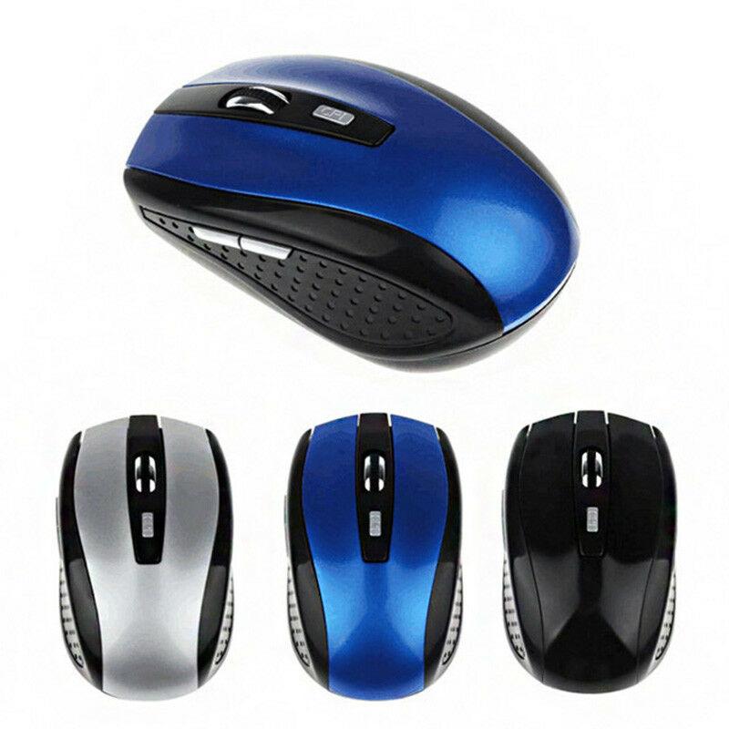 

USB Wireless Mouse 1600DPI Adjustable Receiver Optical Computer Mouse 2.4GHz Ergonomic Mice For PC Laptop