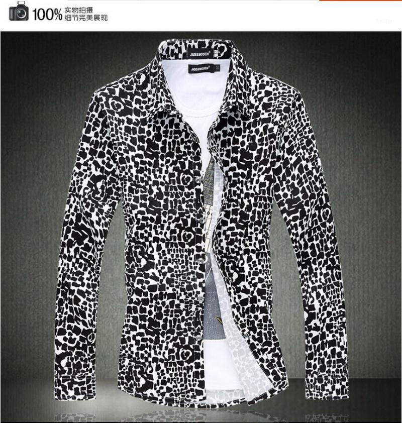 

Wholesale- 2015 4XL 5XL 6XL 2015 spring men shirt leopard camisa masculina chemise homme long sleeve casual-shirt for mens dress shirts1, Tu se