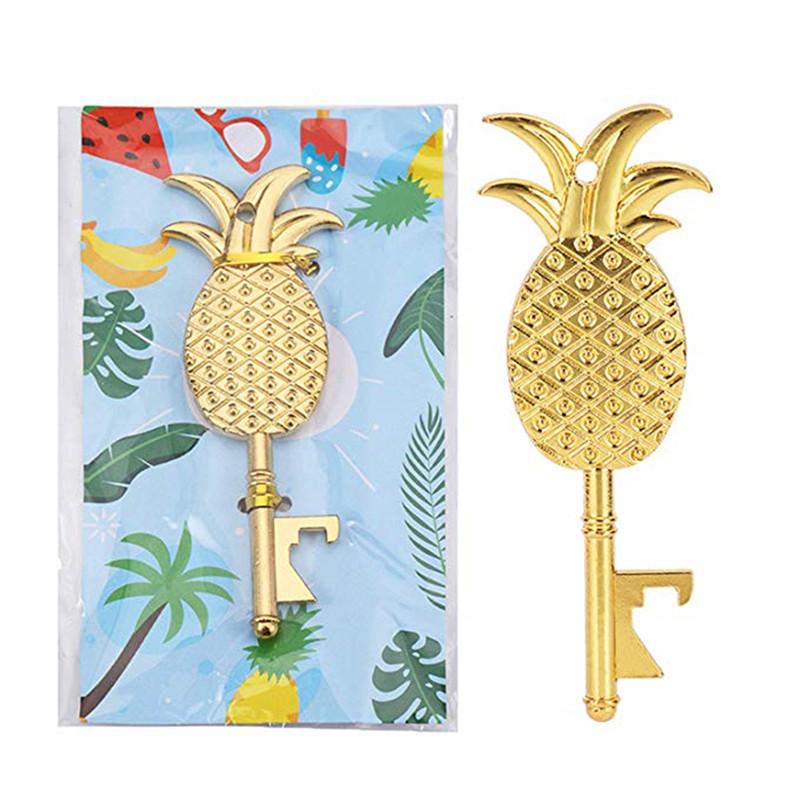 

1 Pcs Gold Pineapple Wedding Opener Beer Bottle Opener Party Baby Shower Party Decoration Happy Birthday