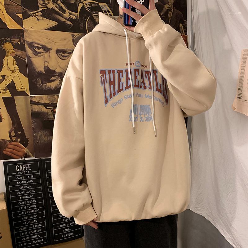 

2020 Men Hoodies Streetwear Couple Winter Coat Fashion Loose Fashion Letters Printing Hoodie Sweatshirt Unisex Hoodie Men Women1, Gray