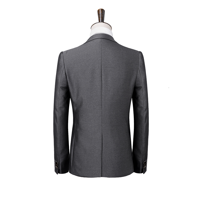 

2021 Single Gray Men's Male Wedding Suit Business Blazer Suits TG7J, Games