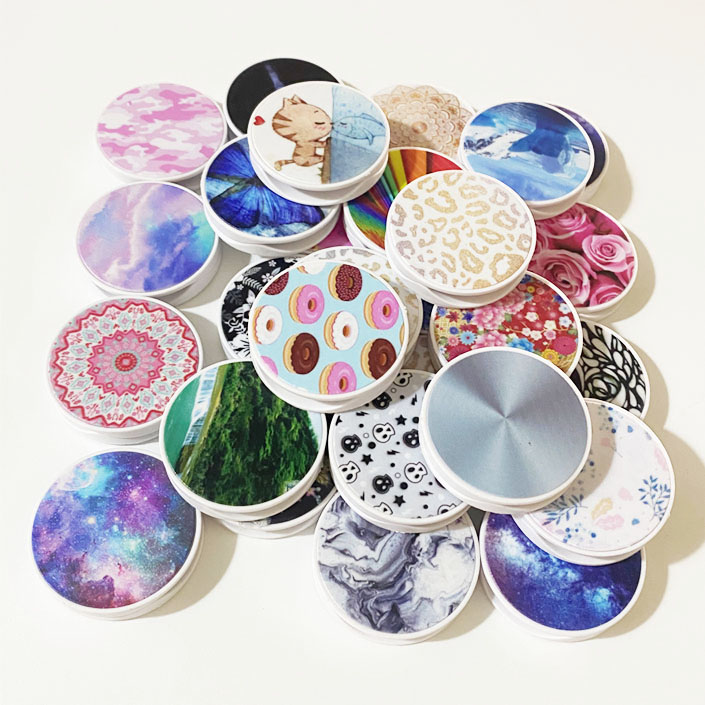 

In Stock Universal Grip Cell Phone Holder Stand Bracket With opp bag Expandable cellPhone Holders For iPhone Samsung, Black base