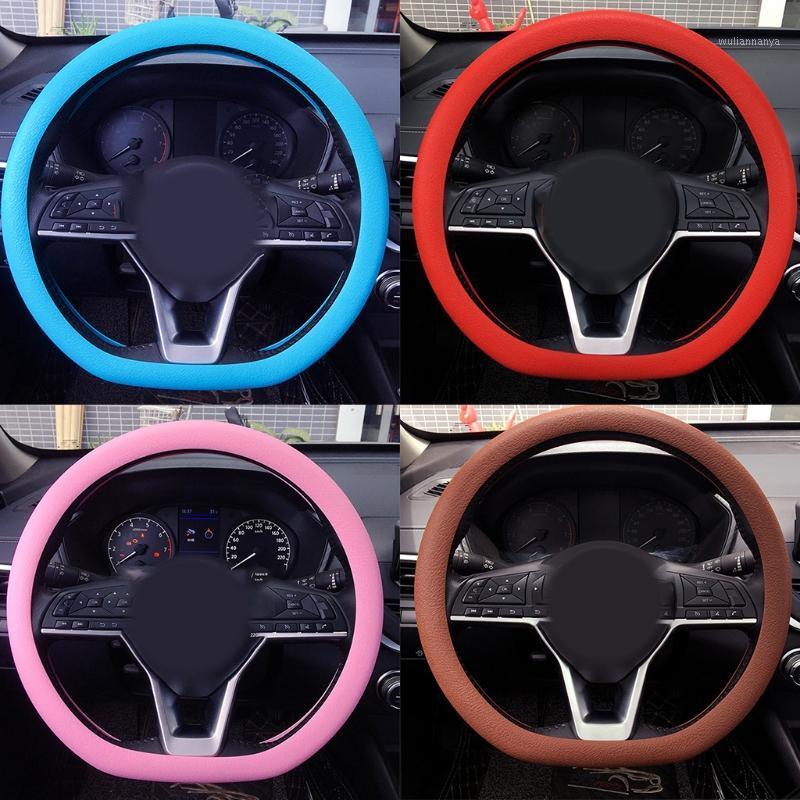 

Steering Wheel Covers 32-40cm Universal Elastic Anti-slip Soft Silicone Car Case Cover