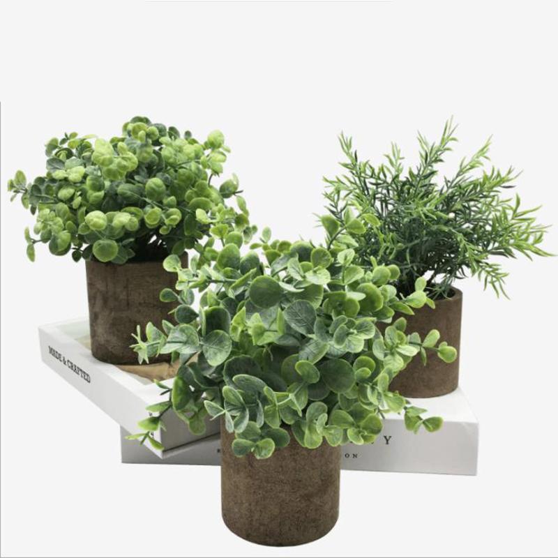 

Artificial Flower Gifts Environment Friendly Bonsai Living Room Washable Home Decoration Fake Potted Plants, A1