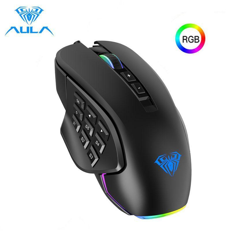 

ALUA RGB Gaming Mouse with Side Buttons Macro Programming 10000 DPI Adjustable 14 Key Wired USB Backlit Mouse for Desktop Laptop1