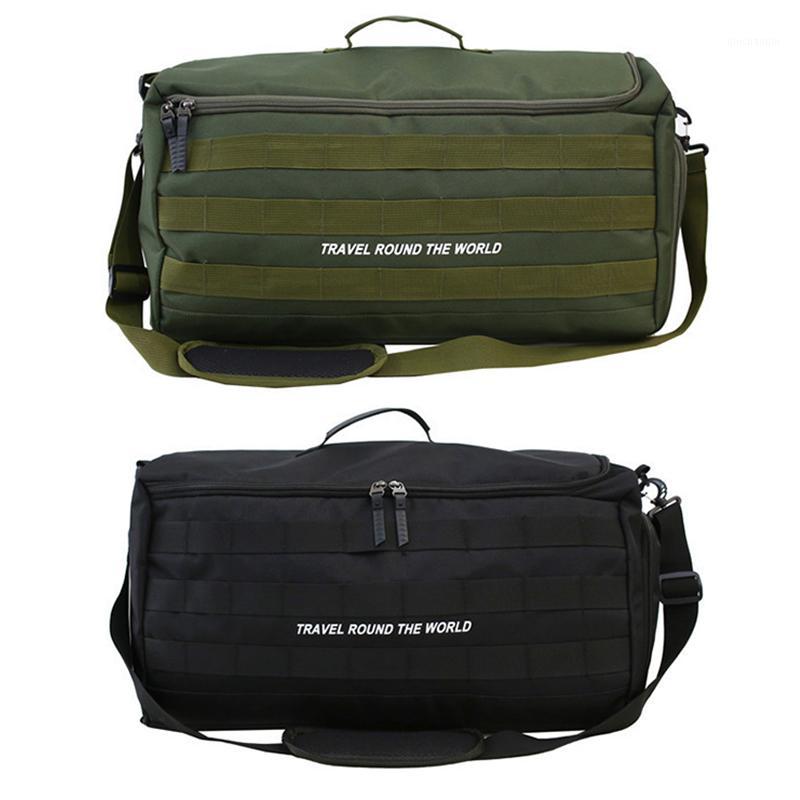 

2020 Sport Fitness Bags for Women Sport Gym Bag Large Shoulder Training Bag Oxford Multi-Functional Handbag Travel Luggage Blosa1, Black