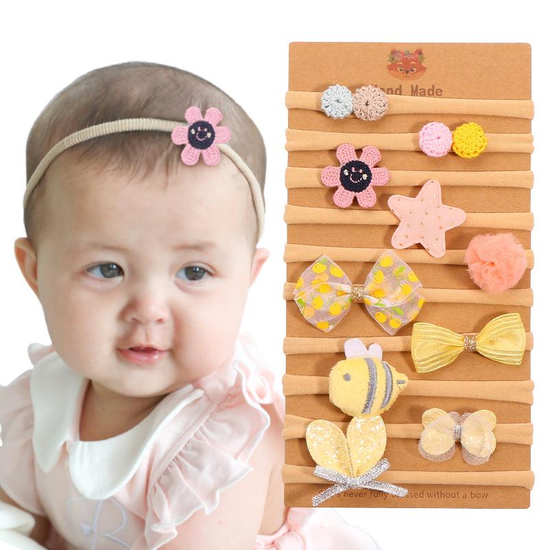 

Baby Girl Headbands Infant Hair Accessories Newborn Headwear Flower Star Bowknot Princess Crown Headwrap Gift Toddlers Ribbon