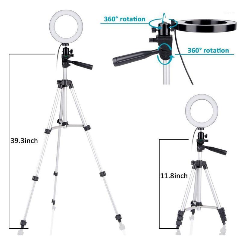 

Dimmable LED Studio Camera Ring Light Tripod With Phone Holder1