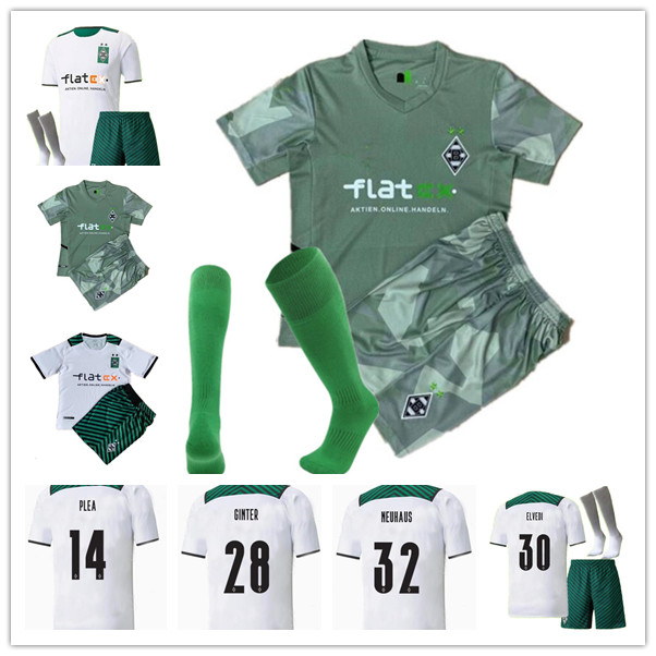 

men kids 21 22 MONCHENGLADBACH Soccer Jersey 120th anniversary Gladbach 2021 Monchengladbach THURAM LAINER PLEA Borussia Football shirts, Green