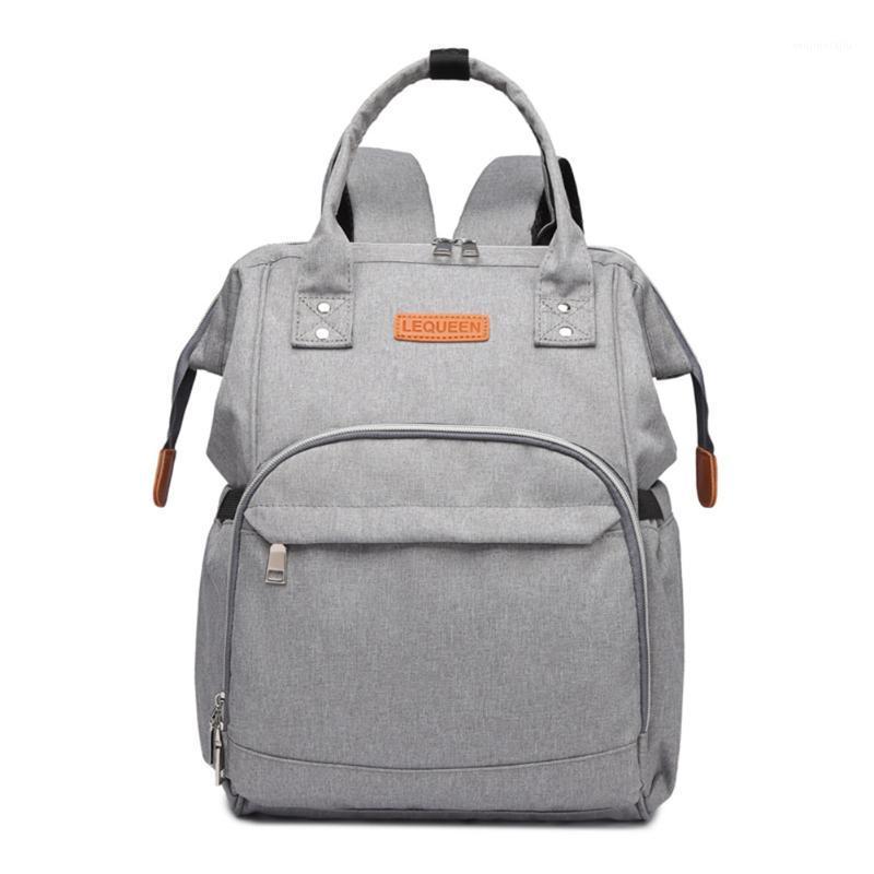 

Backpack Nappy Diaper Waterproof Portable Handbag Mummy Bag Baby Care Large Capacity Multifunctional Travel Baby Bag1, Dark gray