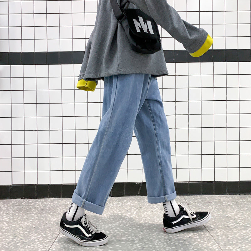 

2021 New Privathinker Man Large Straight Casual Mans Autumn Fashion Collage Streetwear Jeans Denim Pants Male Clothing W0VT, Yanhui